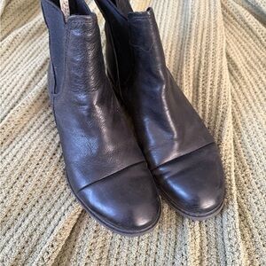 Timberland Black Leather Ankle Boots